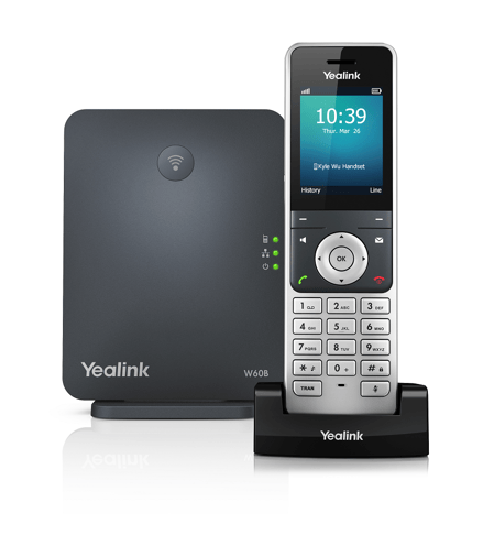 Yealink W60B DECT IPベースステーション W56Hハンドセット Amazon.com: Yealink Wireless DECT Handset W56H : Office Products